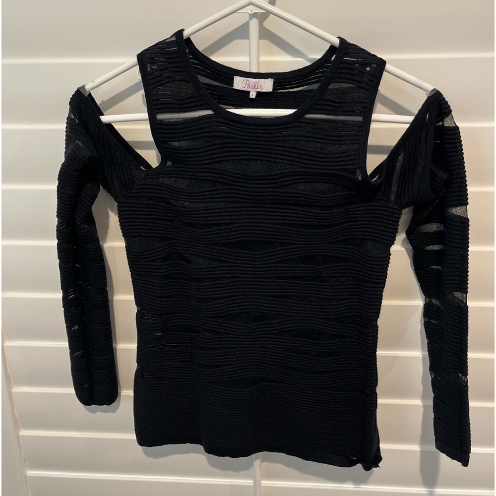 Parker Long Sleeve Cold Shoulder Top